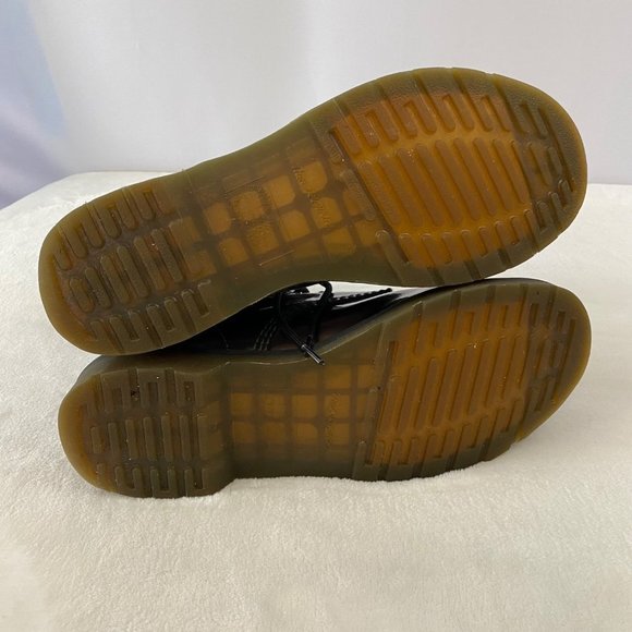 🩶Dr. Martens Doc Martens 1460 Pascal Metallic Pewter Leather Boots Womens 10🩶 - Picture 5 of 12